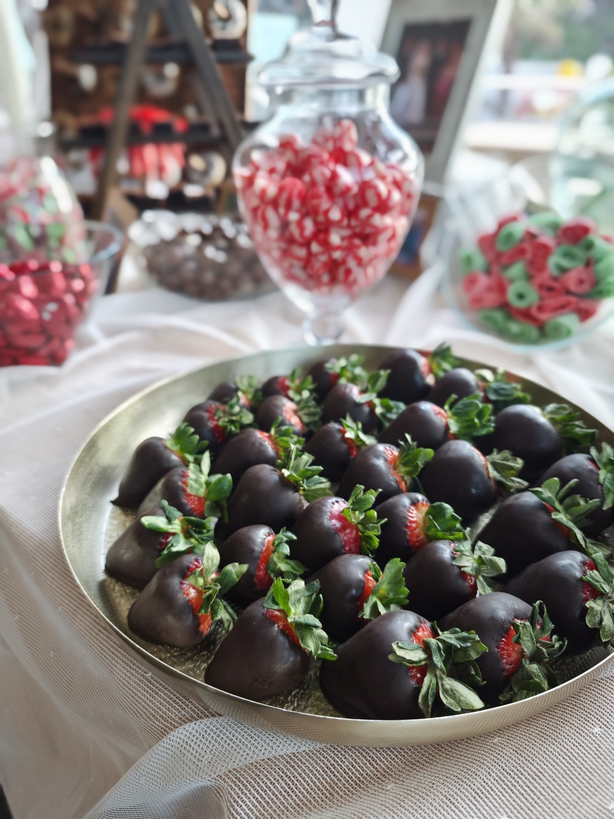 Fresas cubiertas de chocolate